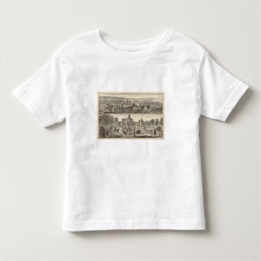Mildes Res, Bauernhof Kleinkind T-shirt (Vorderseite)