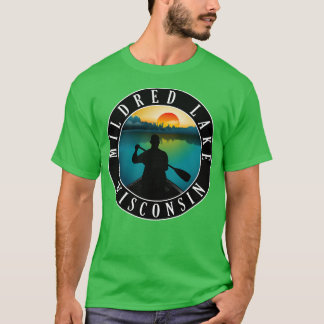 Mildred Lake Wisconsin Canoeing 2 T-Shirt