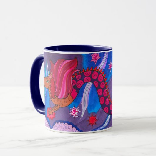 “Mildred’s Night Flight” Tasse (Vorderseite Links)