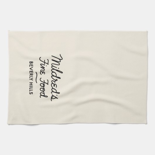 Mildred's feine Lebensmittel Geschirrtuch (Horizontal)