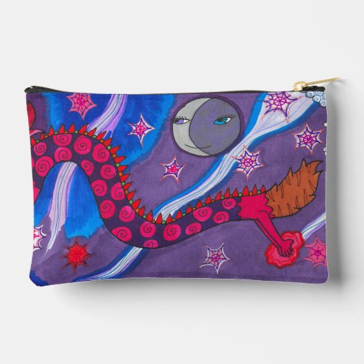 "Mildred's Mitternachtsflug" Zubehörtasche (Rückseite)