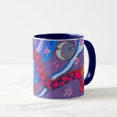 „Mildreds Nachtflug“ Tasse (VorderseiteRechts)