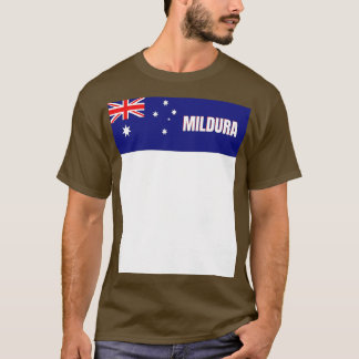 Mildura City in australischer Flagge T-Shirt