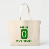 Mile 0 Key West Jumbo Stoffbeutel (Vorne)