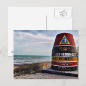 Mile 0 Key West Postkarte (Vorne/Hinten)