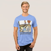 Mile Blue Tri-Blend Shirt (Vorderseite voll)