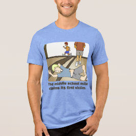 Mile Blue Tri-Blend Shirt
