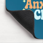 Mile High Anxiety Club Funny Design  Mousepad (Ecke)