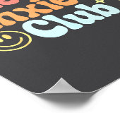 Mile High Anxiety Club Funny Design Poster (Ecke)