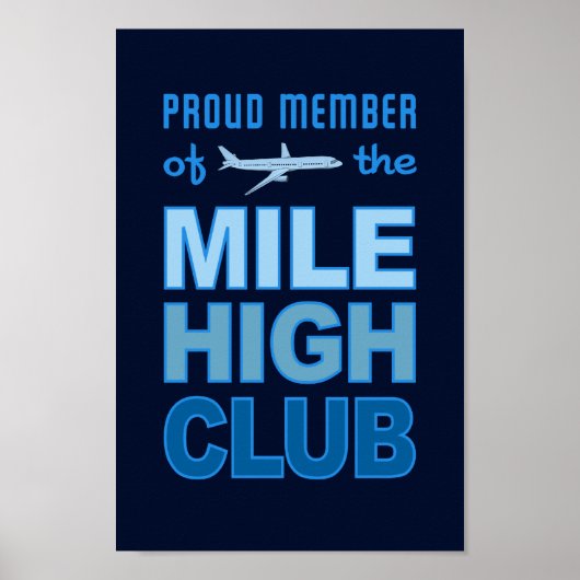 Mile High Club Poster (Vorne)