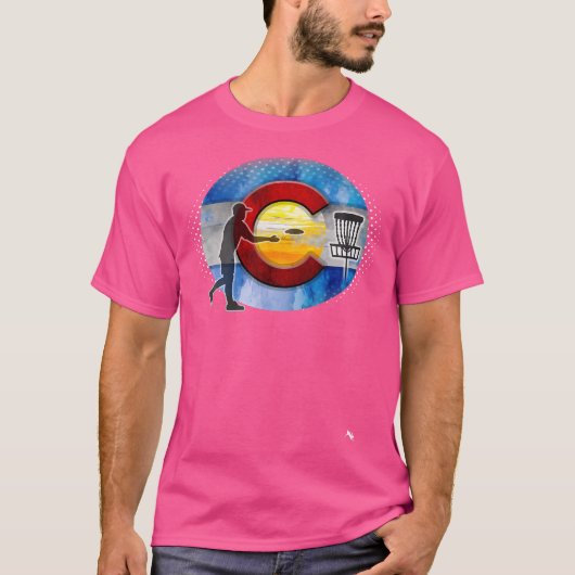 Mile High Colorado Golf T-Shirt (Vorderseite)
