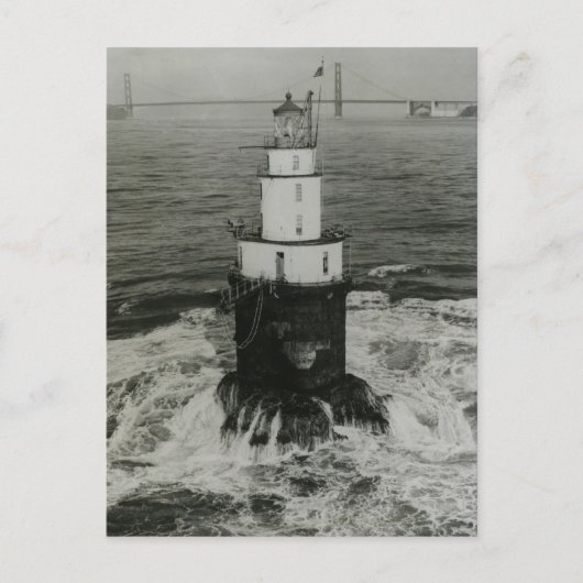 Mile Rocks Lighthouse Postkarte (Vorderseite)