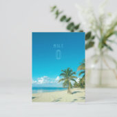 MILE ZERO Postkarte (Stehend Vorderseite)