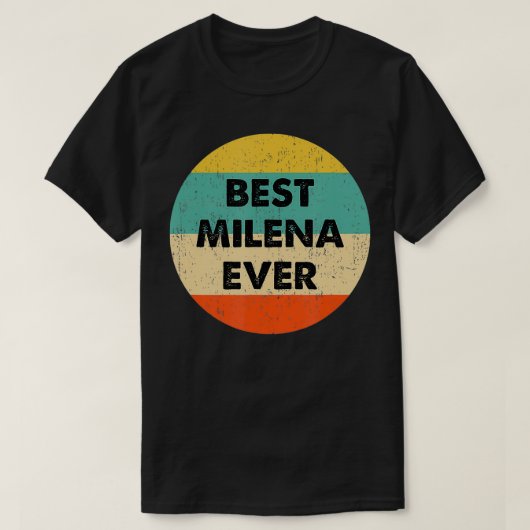Milena Name T-Shirt (Design vorne)
