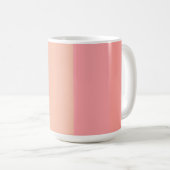 Milennial Pink Pastellmuster Kaffeetasse (VorderseiteRechts)