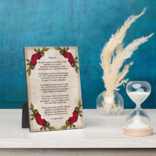 "Mileposts" ein Gedicht zum Jubiläum der Ehefrau Fotoplatte