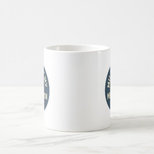 Miles Are My Meditation – Runner’s Coffee Mug Kaffeetasse (Mittel)