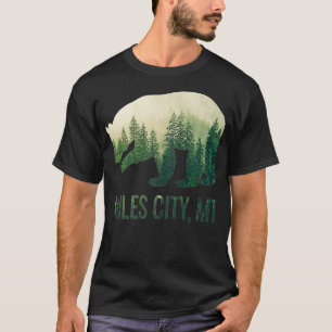 Miles City Bear PNW Montana Pazifik Nordwest Prem T-Shirt
