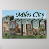 Miles City, Montana Poster (Vorne)