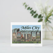 Miles City, Montana Postkarte (Stehend Vorderseite)