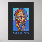 Miles Davis "Art of Blue" Poster (Vorne)