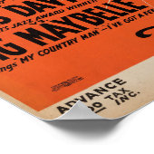 Miles Davis Battle Royal Poster (Ecke)