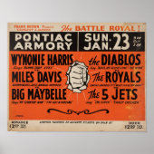 Miles Davis Battle Royal Poster (Vorne)