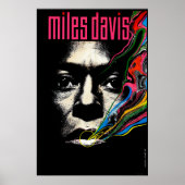 Miles Davis Jazz Illustriert Poster (Vorne)