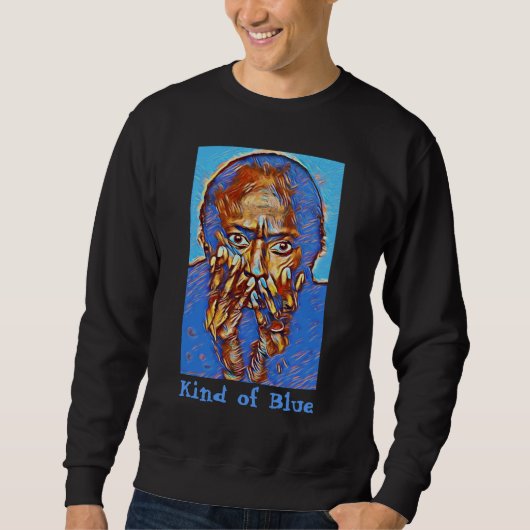 Miles Davis Sweatshirt "Kind von Blau" (Vorderseite)