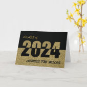 Miles, Klasse 2024 Abschluss, Gold C Karte (Gelbe Blume)
