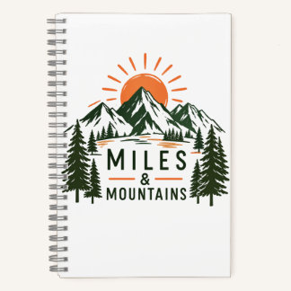 Miles & Mountains Journal Notizblock