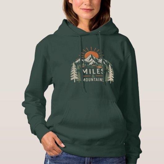 Miles & Mountains sweatshirt (Vorderseite)