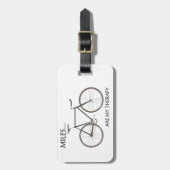 MIles sind meine Therapie Gepäckanhänger (Vorderseite vertikal)