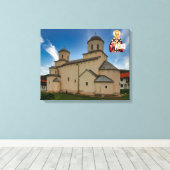 Mileseva Monastery Saint Nicholas Leinwanddruck (Insitu (Holzboden))