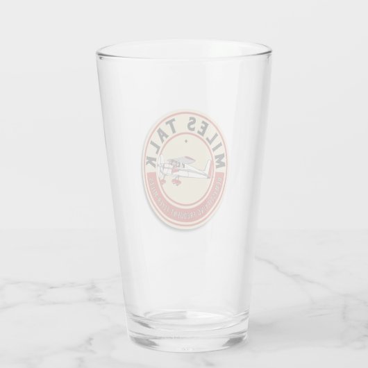 MilesTalk Pint Glass Glas (Rückseite)