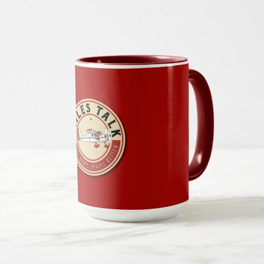 MilesTalk Tasse in Rot (VorderseiteRechts)