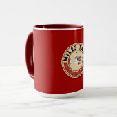 MilesTalk Tasse in Rot (Vorderseite Links)