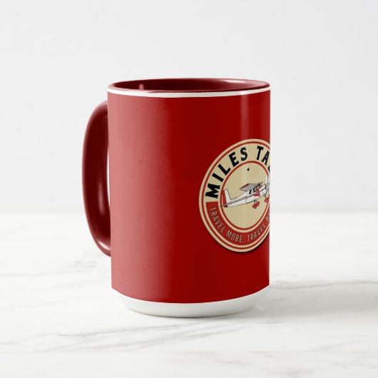 MilesTalk Tasse in Rot (Vorderseite Links)