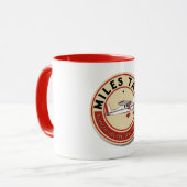 MilesTalk Tasse mit weißem Hintergrund (Vorderseite Links)