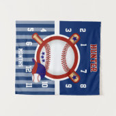 Milestone Baby Foto Prop Baseball ⚾ Sport Wandteppich (Vorderseite (Horizontal))