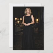 Milestone birthday photo elegant einladung (Rückseite)