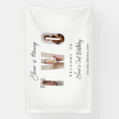 Milestone Birthday Photo Typography Banner (Vertikal)