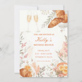 Milestone Celebration Brunch Birthday Einladung (Vorderseite)