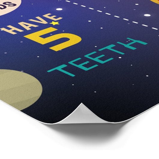 Milestone Space Galaxy Poster Boys 1. Rakete (Ecke)