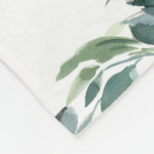 Milestone Wachstumstracker Aquarellbär Fleecedecke (Ecke)