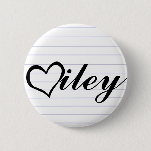 Miley Knopf Button (Vorderseite)