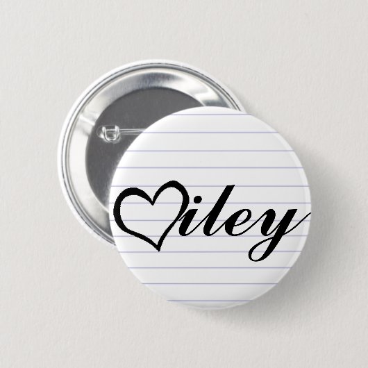 Miley Knopf Button (Vorne & Hinten)