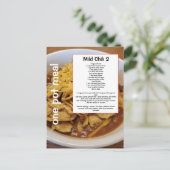 Milf Chili Rezept mit einer geheimen ZutatPostkart Postkarte (Stehend Vorderseite)