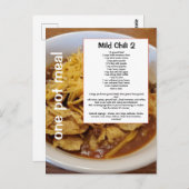 Milf Chili Rezept mit einer geheimen ZutatPostkart Postkarte (Vorne/Hinten)