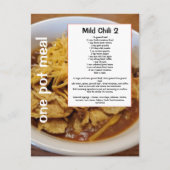 Milf Chili Rezept mit einer geheimen ZutatPostkart Postkarte (Vorderseite)